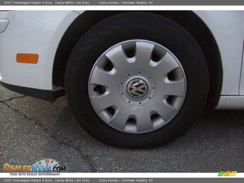 2007 Volkswagen Rabbit 4 Door Candy White / Art Grey Photo #11