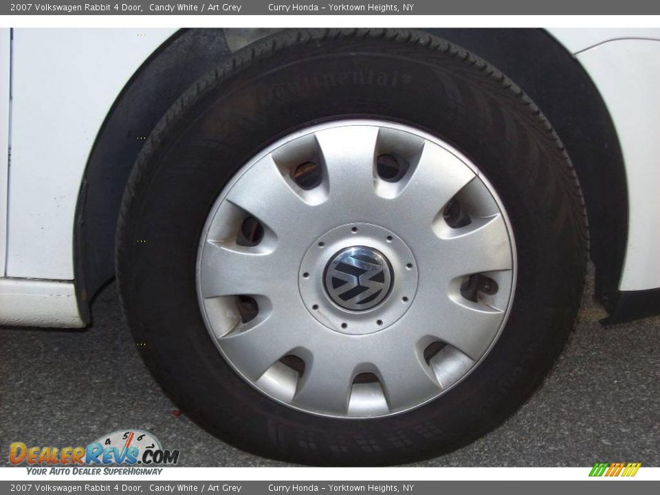 2007 Volkswagen Rabbit 4 Door Candy White / Art Grey Photo #12