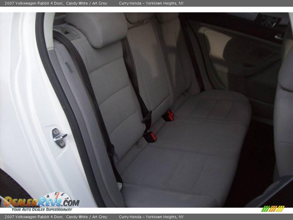 2007 Volkswagen Rabbit 4 Door Candy White / Art Grey Photo #14