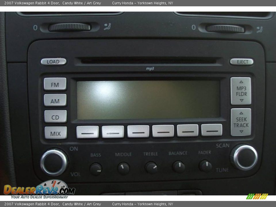 2007 Volkswagen Rabbit 4 Door Candy White / Art Grey Photo #18