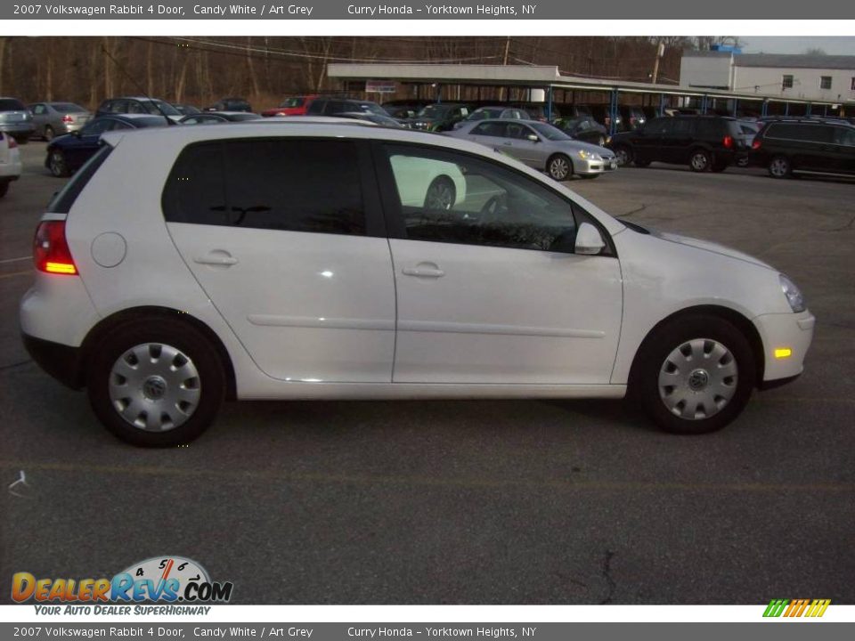 2007 Volkswagen Rabbit 4 Door Candy White / Art Grey Photo #20