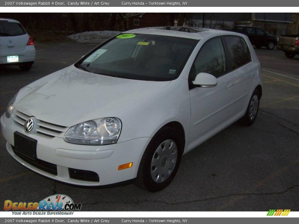 2007 Volkswagen Rabbit 4 Door Candy White / Art Grey Photo #21