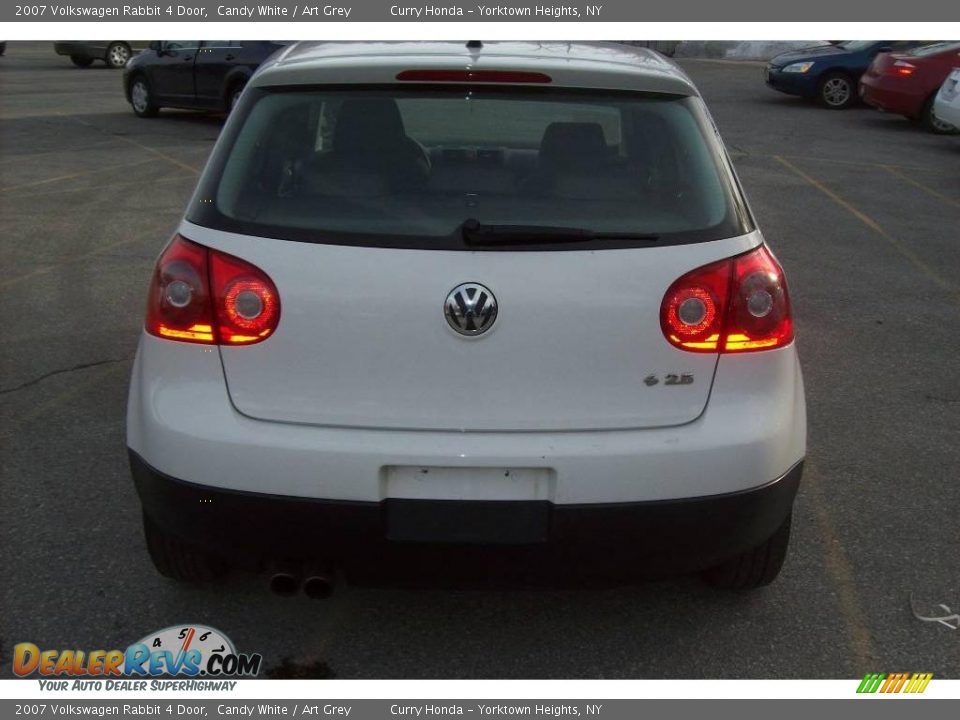 2007 Volkswagen Rabbit 4 Door Candy White / Art Grey Photo #23