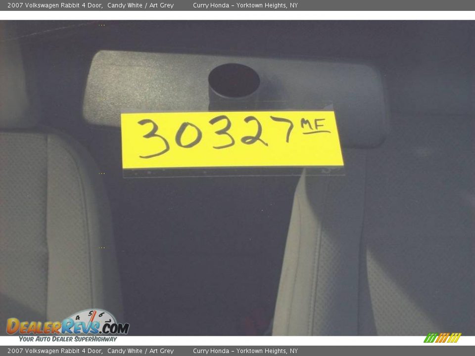 2007 Volkswagen Rabbit 4 Door Candy White / Art Grey Photo #25