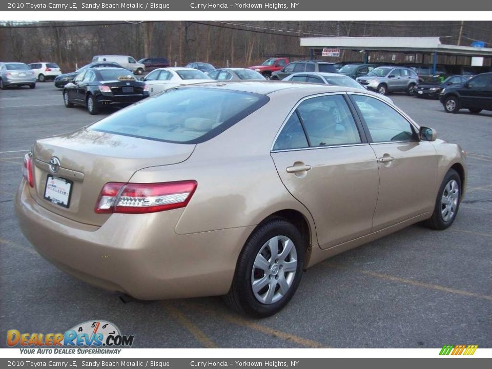 2010 Toyota Camry LE Sandy Beach Metallic / Bisque Photo #22