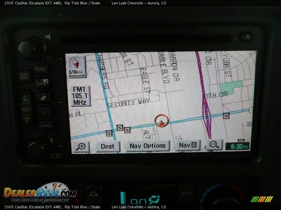 2005 Cadillac Escalade EXT AWD Rip Tide Blue / Shale Photo #31