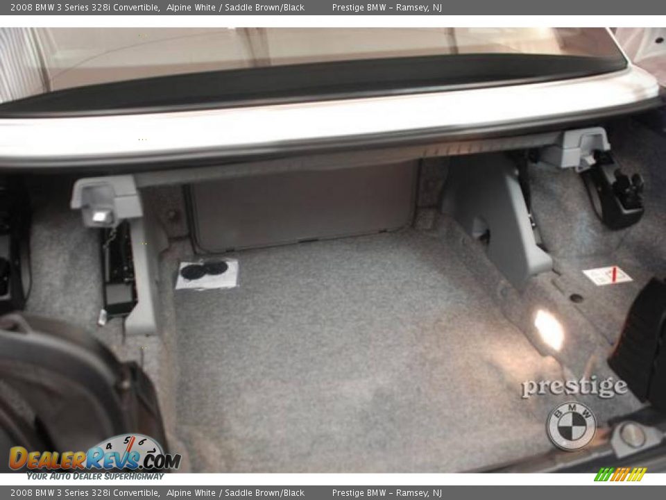 2008 BMW 3 Series 328i Convertible Alpine White / Saddle Brown/Black Photo #8