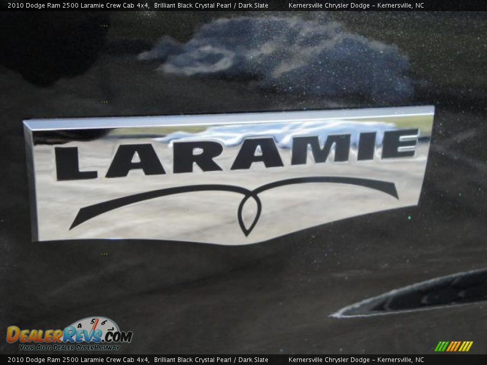 2010 Dodge Ram 2500 Laramie Crew Cab 4x4 Brilliant Black Crystal Pearl / Dark Slate Photo #11