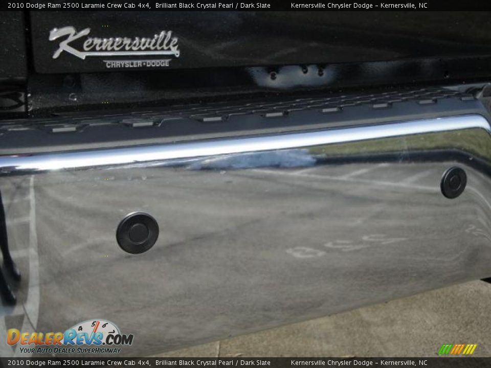 2010 Dodge Ram 2500 Laramie Crew Cab 4x4 Brilliant Black Crystal Pearl / Dark Slate Photo #12