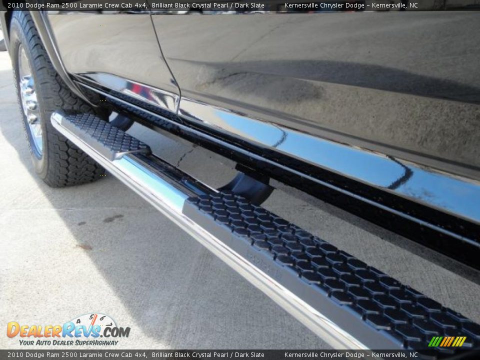 2010 Dodge Ram 2500 Laramie Crew Cab 4x4 Brilliant Black Crystal Pearl / Dark Slate Photo #13