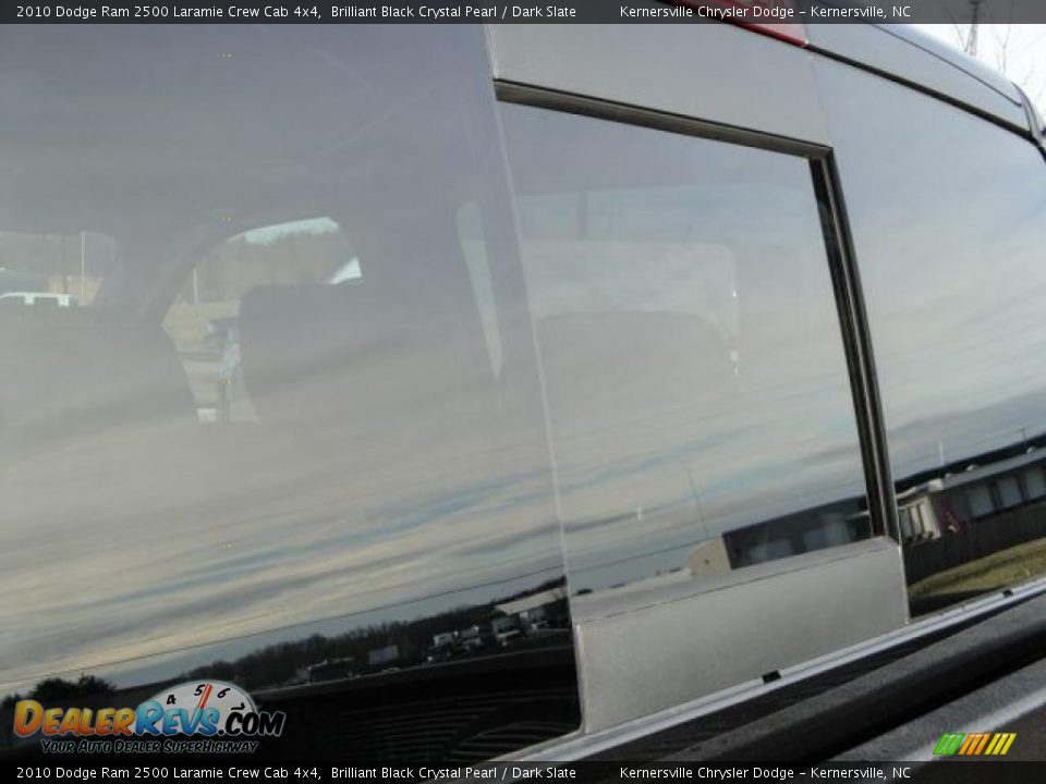 2010 Dodge Ram 2500 Laramie Crew Cab 4x4 Brilliant Black Crystal Pearl / Dark Slate Photo #14