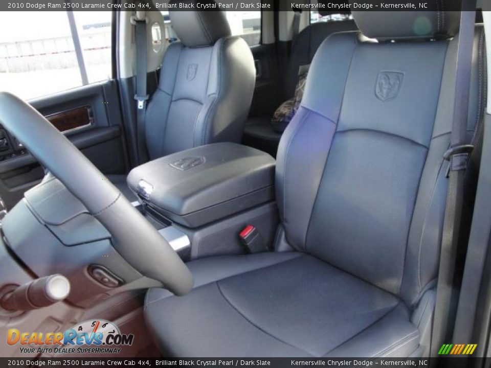 2010 Dodge Ram 2500 Laramie Crew Cab 4x4 Brilliant Black Crystal Pearl / Dark Slate Photo #15