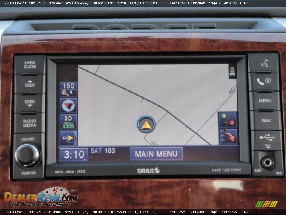 2010 Dodge Ram 2500 Laramie Crew Cab 4x4 Brilliant Black Crystal Pearl / Dark Slate Photo #21