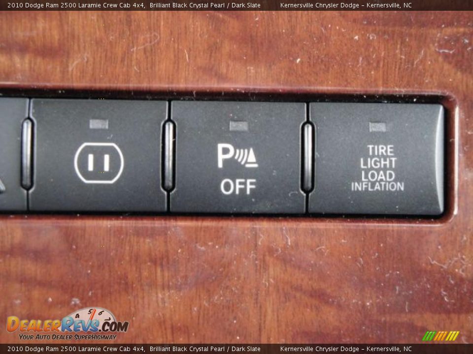2010 Dodge Ram 2500 Laramie Crew Cab 4x4 Brilliant Black Crystal Pearl / Dark Slate Photo #25