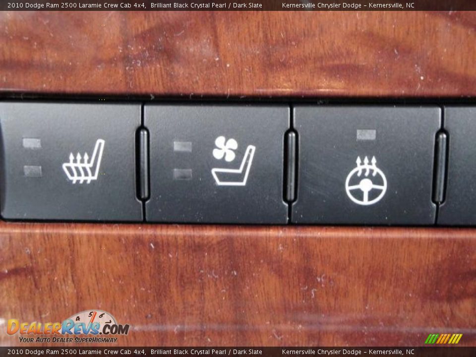 2010 Dodge Ram 2500 Laramie Crew Cab 4x4 Brilliant Black Crystal Pearl / Dark Slate Photo #26