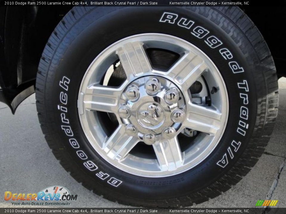 2010 Dodge Ram 2500 Laramie Crew Cab 4x4 Brilliant Black Crystal Pearl / Dark Slate Photo #29