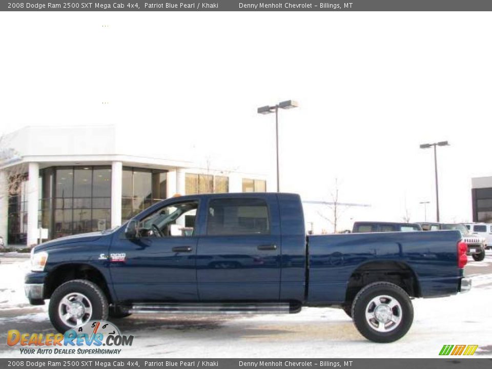 2008 Dodge Ram 2500 SXT Mega Cab 4x4 Patriot Blue Pearl / Khaki Photo #1