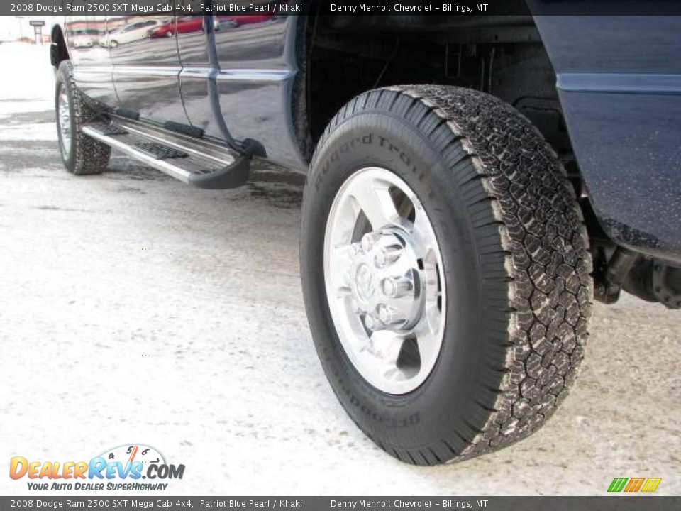 2008 Dodge Ram 2500 SXT Mega Cab 4x4 Patriot Blue Pearl / Khaki Photo #8