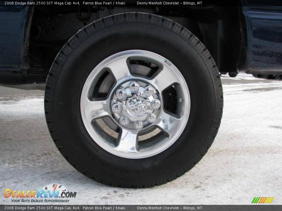 2008 Dodge Ram 2500 SXT Mega Cab 4x4 Patriot Blue Pearl / Khaki Photo #9
