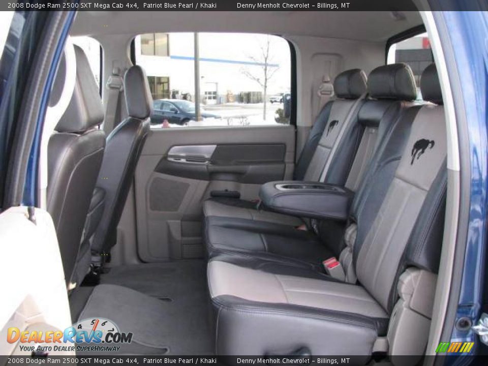 2008 Dodge Ram 2500 SXT Mega Cab 4x4 Patriot Blue Pearl / Khaki Photo #11