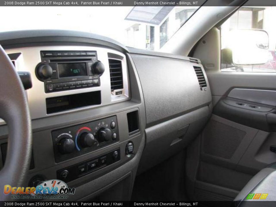 2008 Dodge Ram 2500 SXT Mega Cab 4x4 Patriot Blue Pearl / Khaki Photo #14