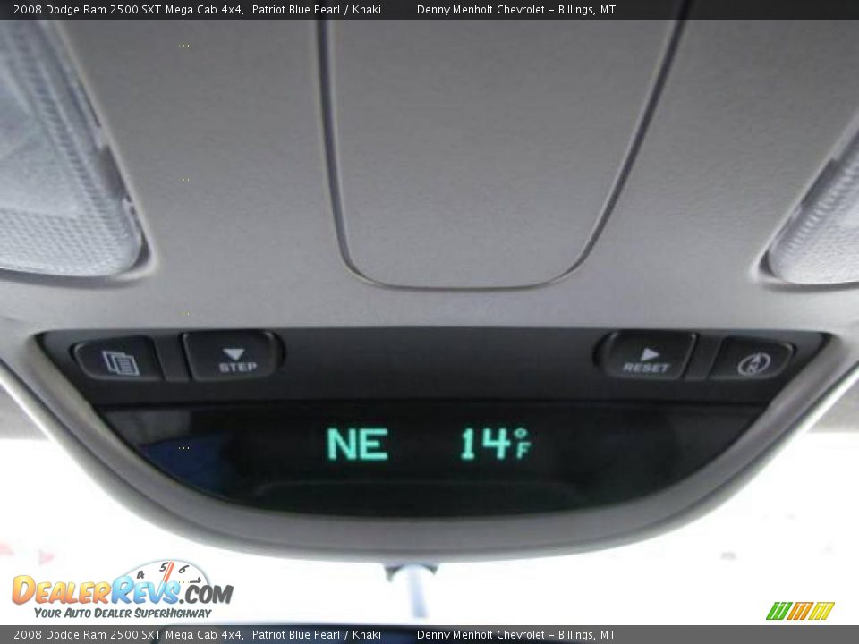 2008 Dodge Ram 2500 SXT Mega Cab 4x4 Patriot Blue Pearl / Khaki Photo #15