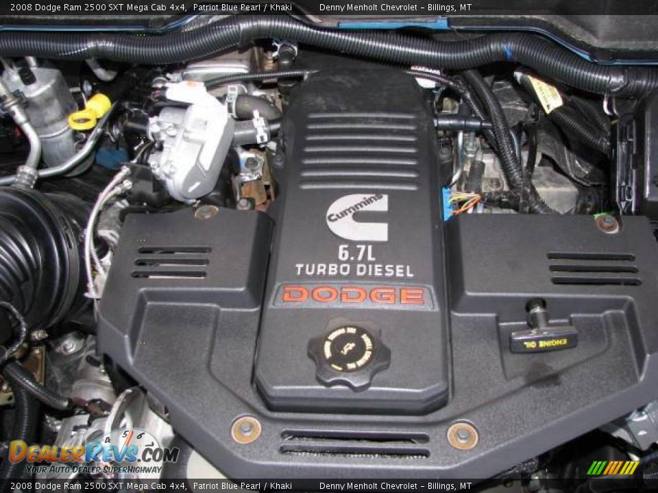 2008 Dodge Ram 2500 SXT Mega Cab 4x4 Patriot Blue Pearl / Khaki Photo #17