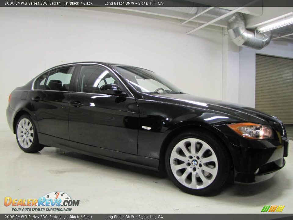 2006 BMW 3 Series 330i Sedan Jet Black / Black Photo #2