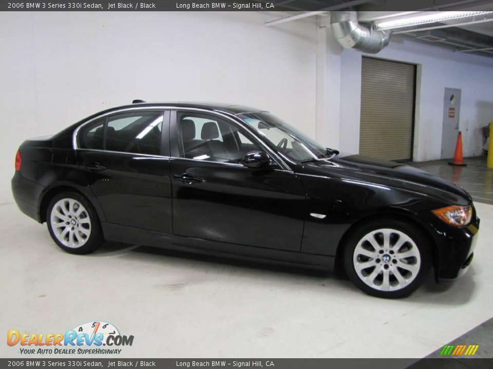 2006 BMW 3 Series 330i Sedan Jet Black / Black Photo #3
