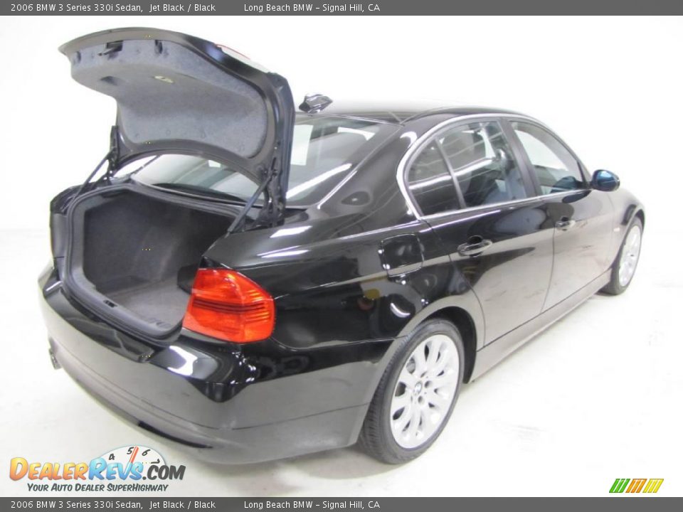 2006 BMW 3 Series 330i Sedan Jet Black / Black Photo #10