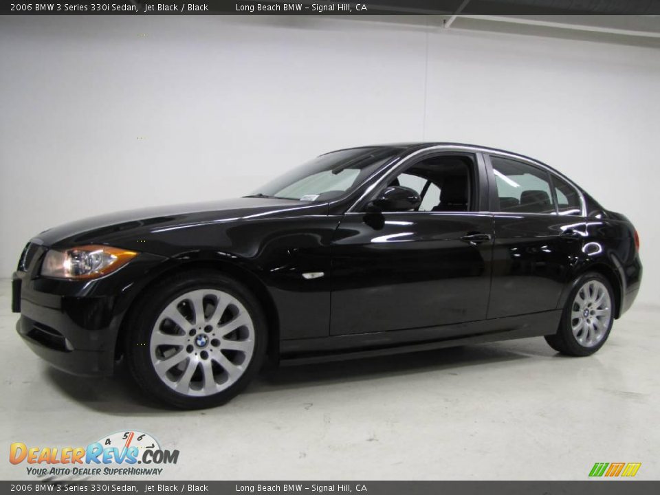 2006 BMW 3 Series 330i Sedan Jet Black / Black Photo #14