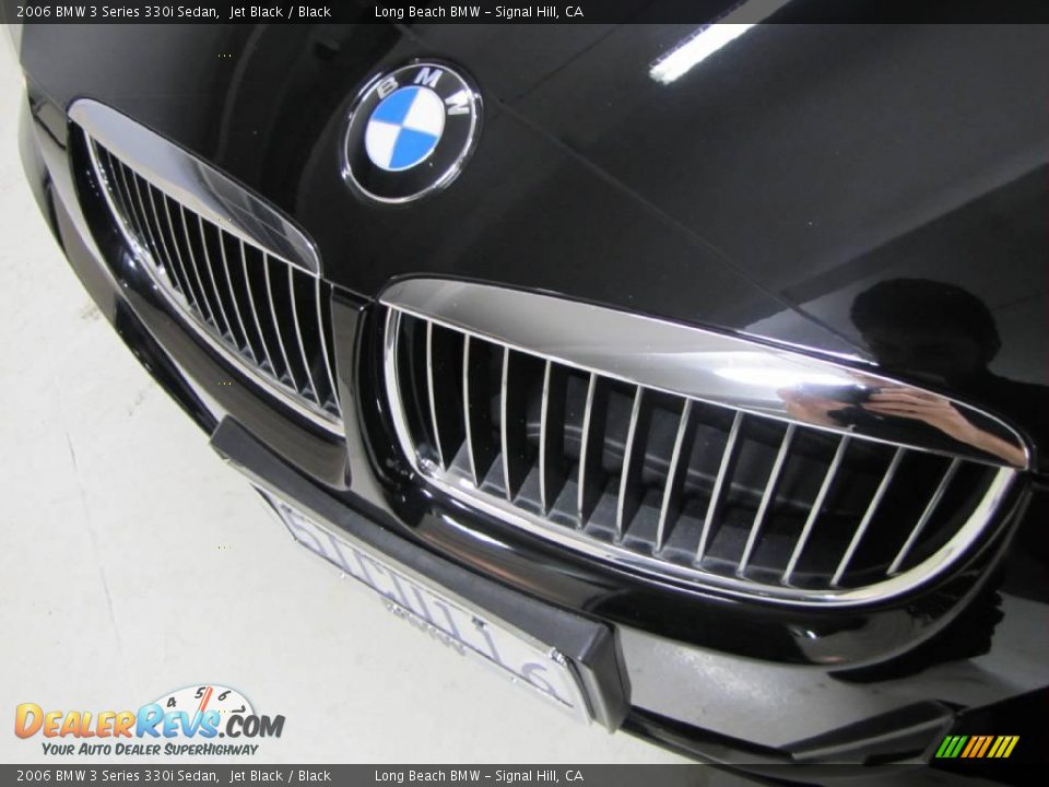 2006 BMW 3 Series 330i Sedan Jet Black / Black Photo #16