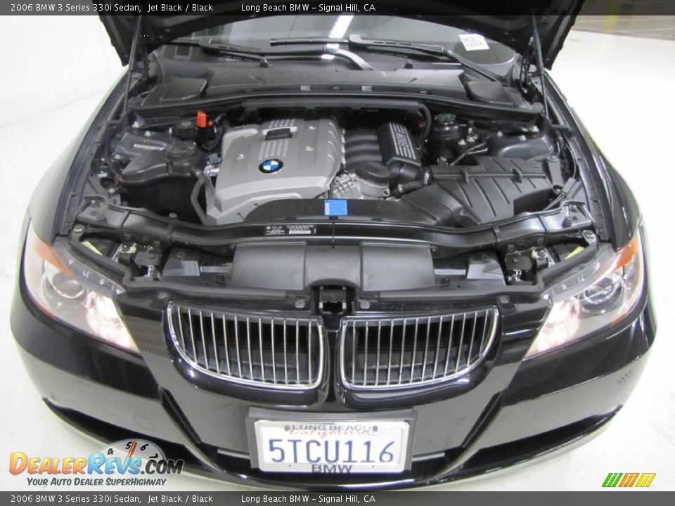 2006 BMW 3 Series 330i Sedan Jet Black / Black Photo #19