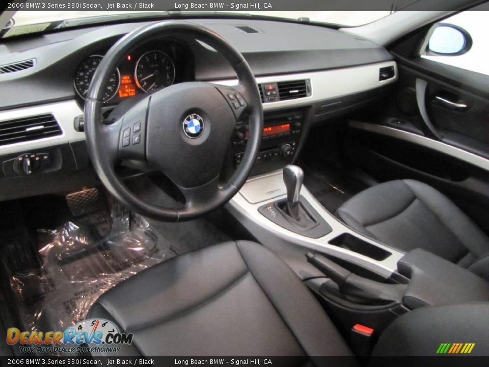 2006 BMW 3 Series 330i Sedan Jet Black / Black Photo #21
