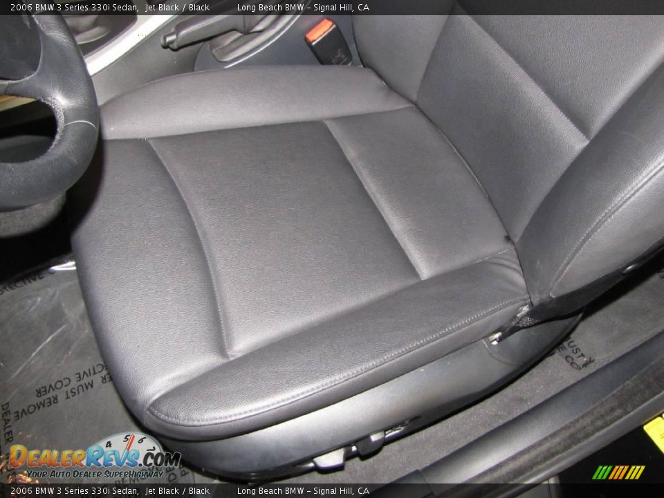 2006 BMW 3 Series 330i Sedan Jet Black / Black Photo #24