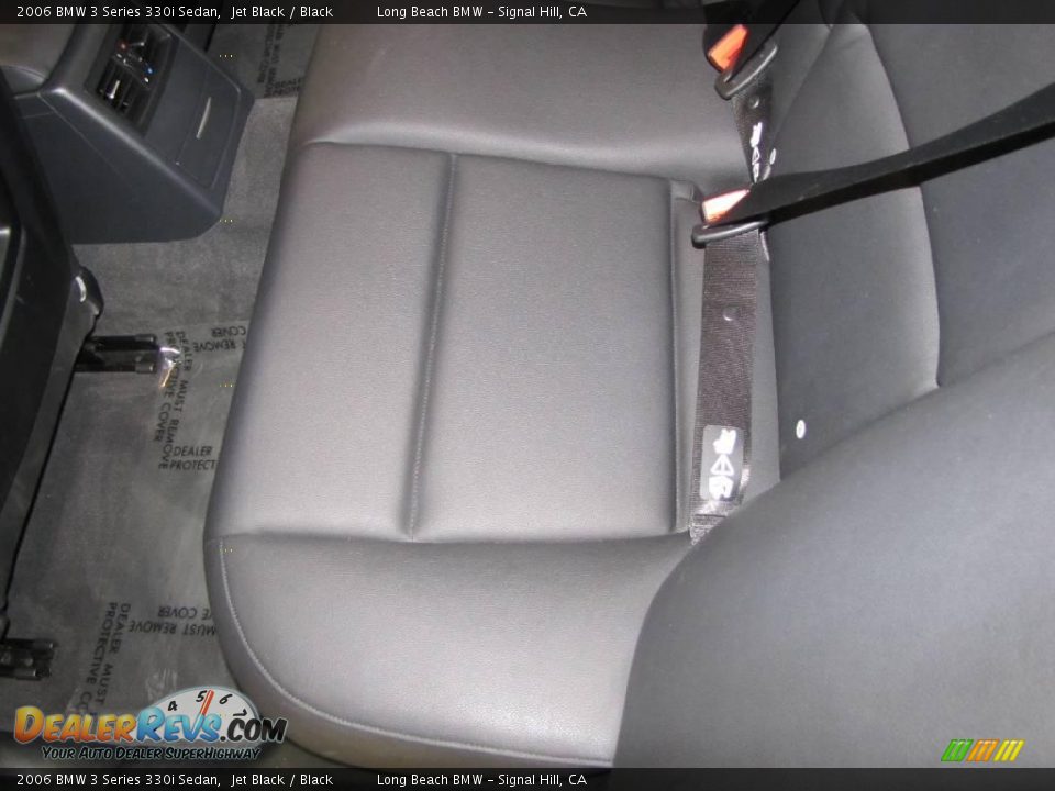 2006 BMW 3 Series 330i Sedan Jet Black / Black Photo #30