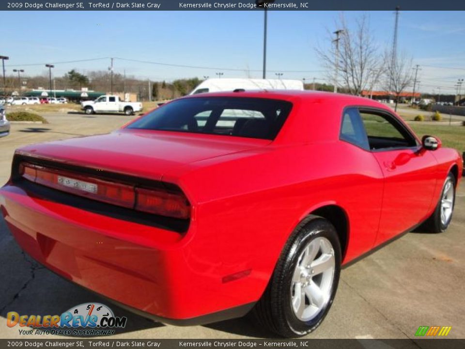 2009 Dodge Challenger SE TorRed / Dark Slate Gray Photo #4