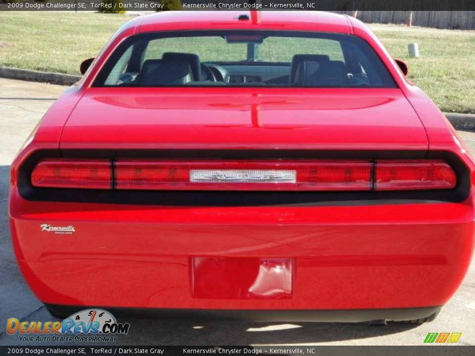2009 Dodge Challenger SE TorRed / Dark Slate Gray Photo #5