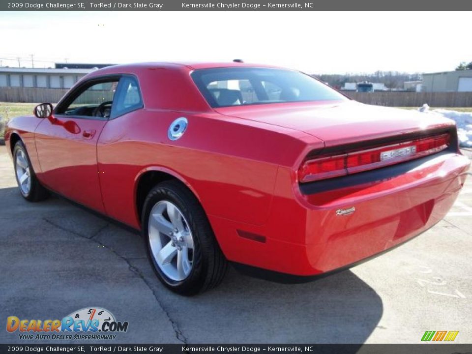 2009 Dodge Challenger SE TorRed / Dark Slate Gray Photo #6