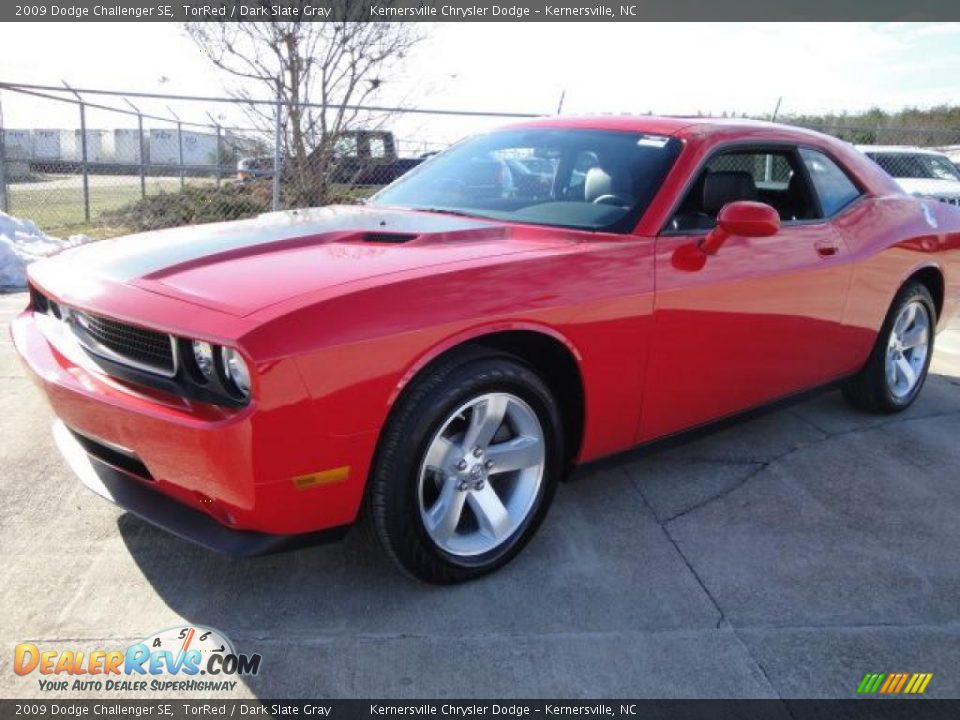 2009 Dodge Challenger SE TorRed / Dark Slate Gray Photo #7