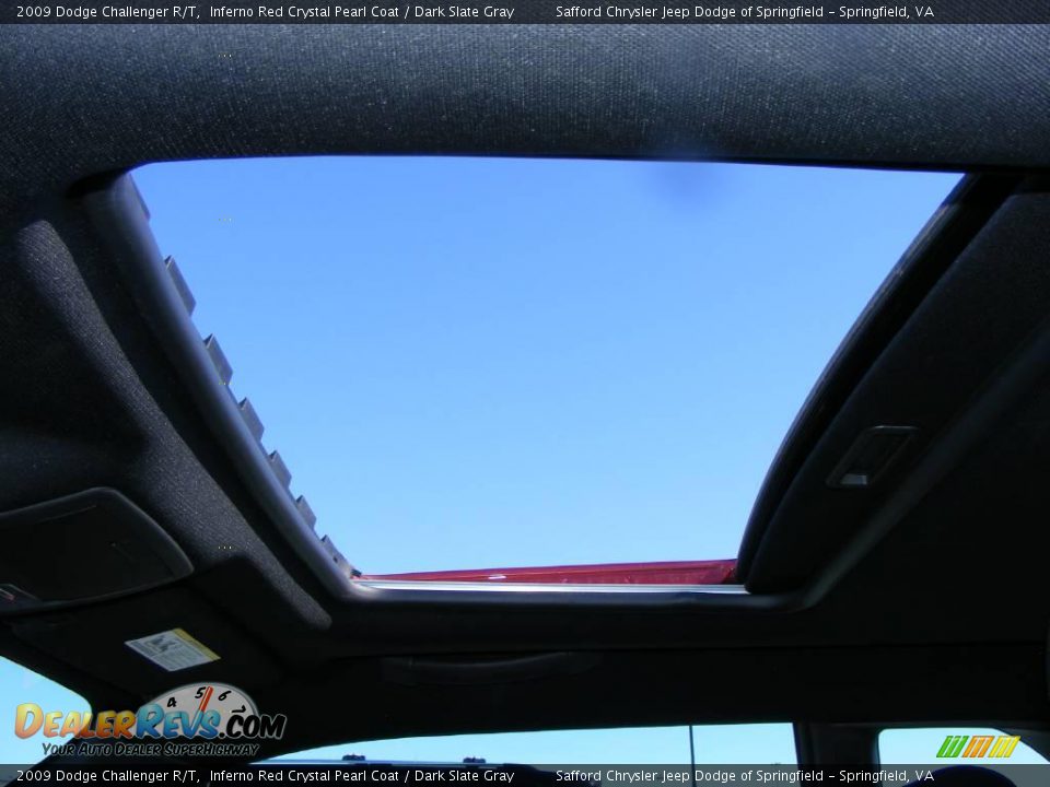 2009 Dodge Challenger R/T Inferno Red Crystal Pearl Coat / Dark Slate Gray Photo #12