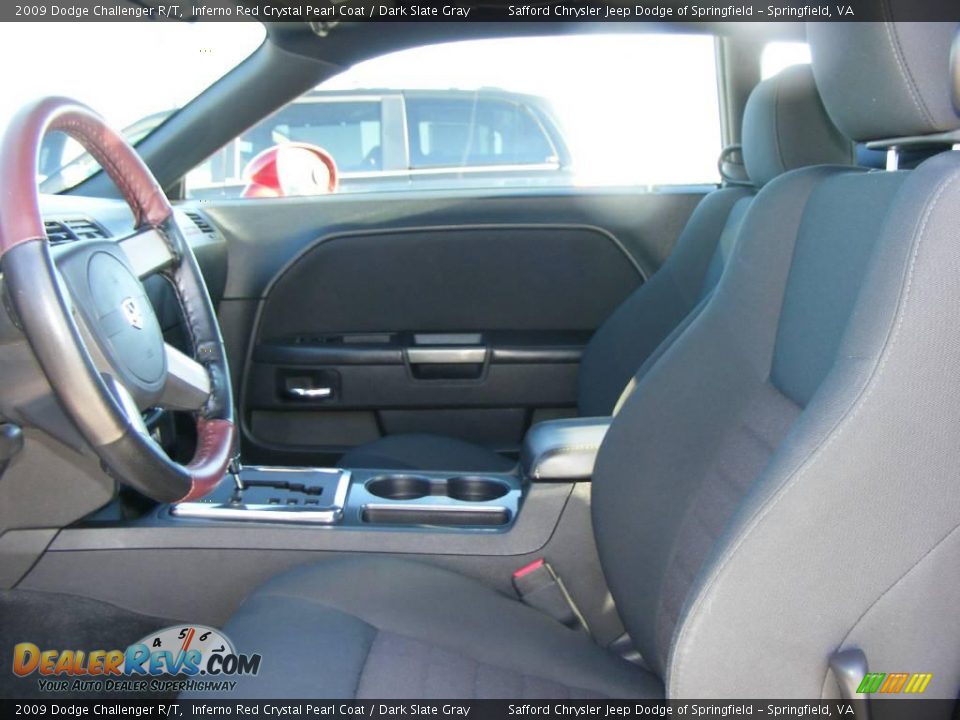 2009 Dodge Challenger R/T Inferno Red Crystal Pearl Coat / Dark Slate Gray Photo #14