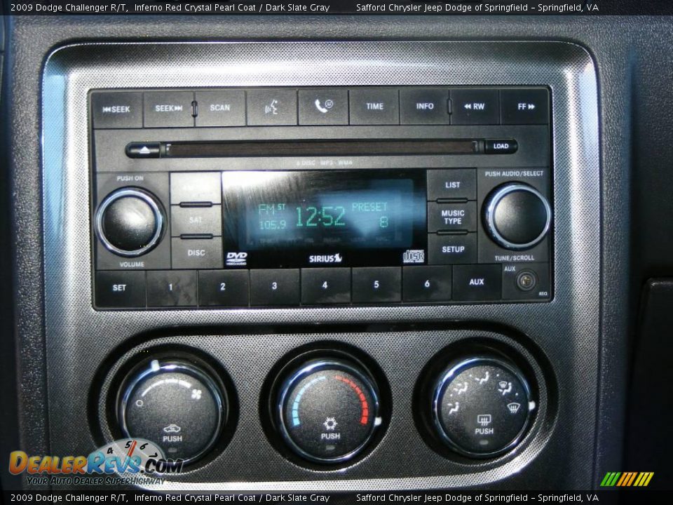 2009 Dodge Challenger R/T Inferno Red Crystal Pearl Coat / Dark Slate Gray Photo #24