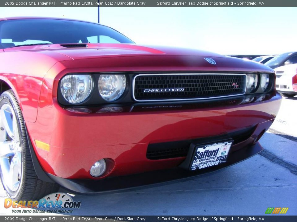 2009 Dodge Challenger R/T Inferno Red Crystal Pearl Coat / Dark Slate Gray Photo #25