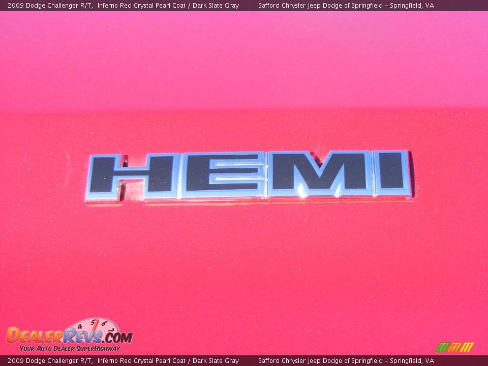 2009 Dodge Challenger R/T Inferno Red Crystal Pearl Coat / Dark Slate Gray Photo #26