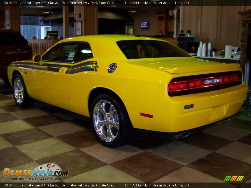 2010 Dodge Challenger R/T Classic Detonator Yellow / Dark Slate Gray Photo #5