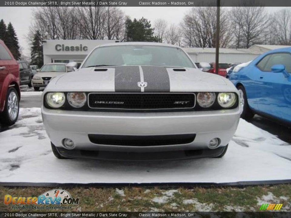 2010 Dodge Challenger SRT8 Bright Silver Metallic / Dark Slate Gray Photo #2