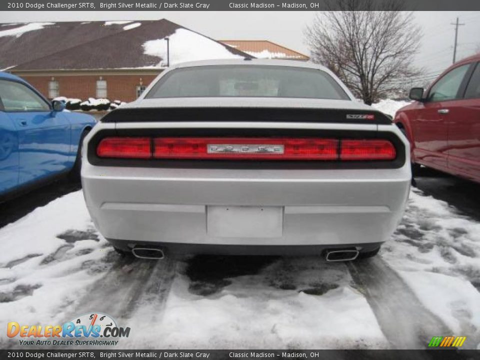 2010 Dodge Challenger SRT8 Bright Silver Metallic / Dark Slate Gray Photo #4