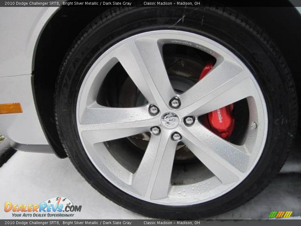 2010 Dodge Challenger SRT8 Bright Silver Metallic / Dark Slate Gray Photo #5