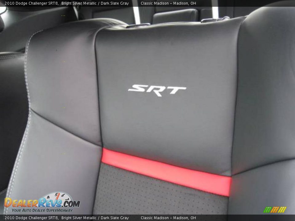 2010 Dodge Challenger SRT8 Bright Silver Metallic / Dark Slate Gray Photo #8